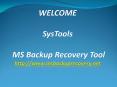 MS Backup Recovery Tool