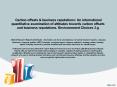 Carbon offsets & business reputations An international quantitative examination of attitudes towards carbon offsets and business reputations. Environement Choices 3.g