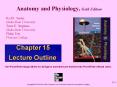 Anatomy and Physiology by Rod R Seeley 6th edition chapter 15 power-point