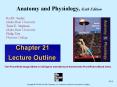 Anatomy and Physiology by Rod R Seeley 6th edition chapter 21 power-point