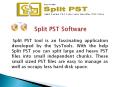 Split PST Files