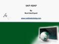 SAP ABAP Online Training by Real Expert