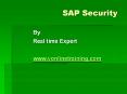 SAP Security Online Training by Real Expert