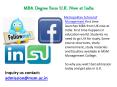 MBA Degree from U.K. Now at India