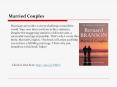 Married Couples: Strengthening Your Marriage