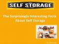 The Surprisingly Interesting Facts About Self Storage
