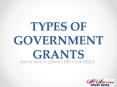 Types Of Government and Federal Grants