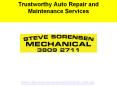 Trustworthy Auto Repair andMaintenance Services