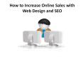 How to Increase Online Sales with Web Design and SEO