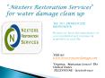 Nexters Restoration Services:Water damage clean up in Virginia