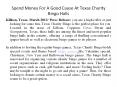 Spend Money For A Good Cause At Texas Charity Bingo Halls