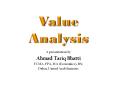 Value Analysis