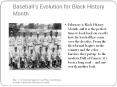 Remembering Baseball’s Evolution for Black History Month