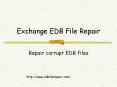 Exchange EDB File Repair software to Repair EDB