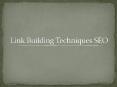 link building techniques seo