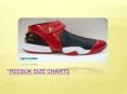 Reebok size charts