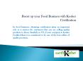 Boost up your Food Business with Kosher Certification