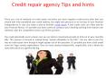 Credit repair agency Tips and hints