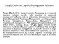 Supply Chain and Logistics Management Solutions