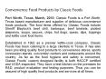 Convenience Food Products by Classic Foods