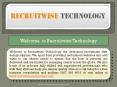 Recruitment Web Site Software and Website Design