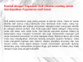 Kontak dengan Organizer Golf Jakarta Leading untuk mendapatkan Fxperience Golf Great