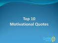 Best 10 Motivational Quotes