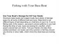 Fishing with Your Bass Boat