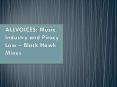 ALLVOICES: Music Industry and Piracy Law – Black Hawk Mines
