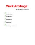 Make Money easily as work arbitrage