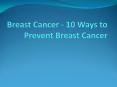 Breast Cancer Tips