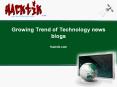Growing Trend of Technology news blogs