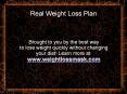 Real Weight Loss Plan