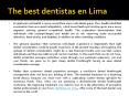 The best dentistas en Lima
