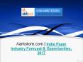 India Paper Industry Forecast & Opportunities, 2017