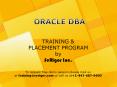 Oracle DBA Training and Placement Program