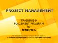 Project Management training and Placement Program