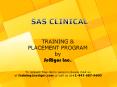 SAS Clinical Training and Placement Program