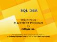 SQL DBA Training and Placement Program