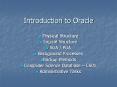 Introduction to Oracle