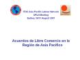 ITUC Asia Pacific Labour Network APLN Meeting Sydney 30/3