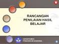 rancangan penilaian hasil belajar departemen pendidika