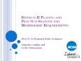 DIVISION II PLAYING AND PRACTICE SEASONS AND MEMBERSHI