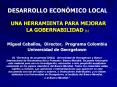 DESARROLLO ECON MICO LOCAL UNA HERRAMIENTA PARA MEJORAR L