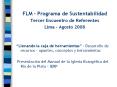 FLM - Programa de Sustentabilidad Tercer Encuentro d