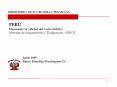 MINISTERIO DE ECONOM A Y FINANZAS PER  Mejorando la Calida