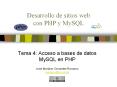 Obra sujeta a licencia Creative Commons ... con PHP y MySQ