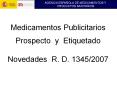 Medicamentos Publicitarios Prospecto y Etiquetado Novedade