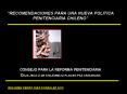  recomendaciones para una nueva politica penitenciari