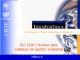 Commercio, Medio Ambiente y Desarrollo ISO 14001 Normas par